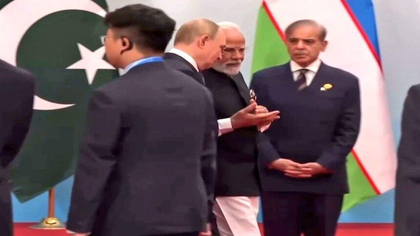 pm-modi-ignores-sharif-1756698195 PM Modi and Xi Jinping Share Brief Exchange at SCO Summit as Modi-Putin Diplomacy Draws Attention