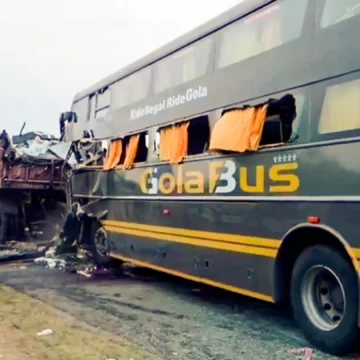 bus-truck-collision-delhi-mumbai-expressway Rajasthan Expressway Crash: 7 Killed, 10 Injured as Tempo Traveller Falls Into Drain